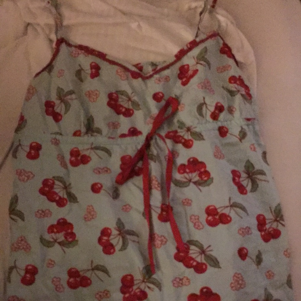 Nick and Nora pj cherry top 🍒